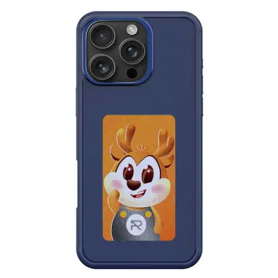 iPhone 16 Pro Max Mobilskal E Ink 4-Color Display - Blå