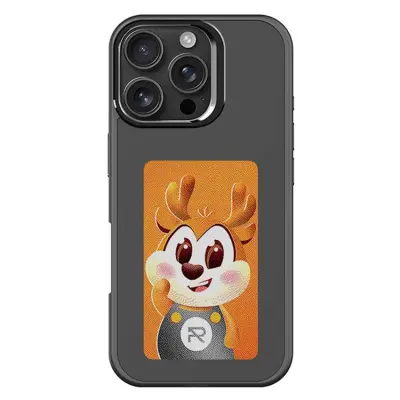 iPhone 16 Pro Max Mobilskal E Ink 4-Color Display - Svart