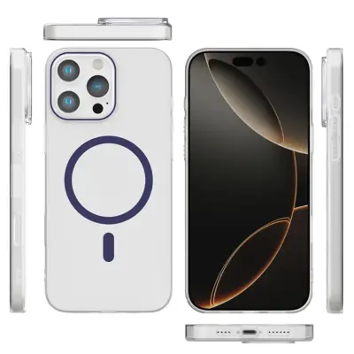 iPhone 16 Pro Max Mobilskal MagSafe Compatible Protective - Blå (Blå)