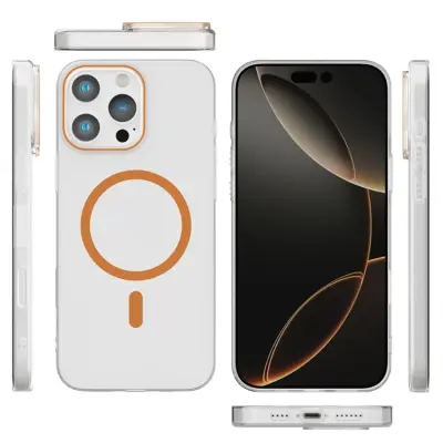 iPhone 16 Pro Max Mobilskal MagSafe Compatible Protective - Orange (Orange)