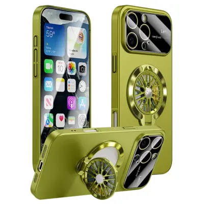 iPhone 16 Pro Max Mobilskal Magsafe Hard PC - Grön (Grön)