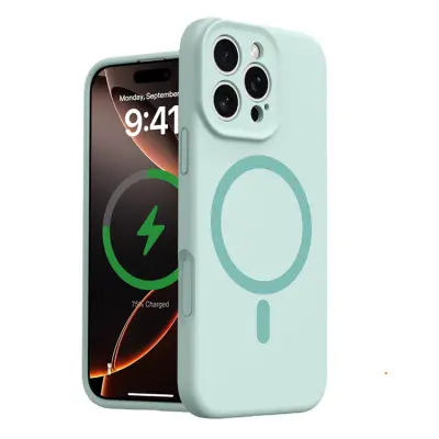 iPhone 16 Pro Max Mobilskal MagSafe Precise Cutouts - Ljusgrön