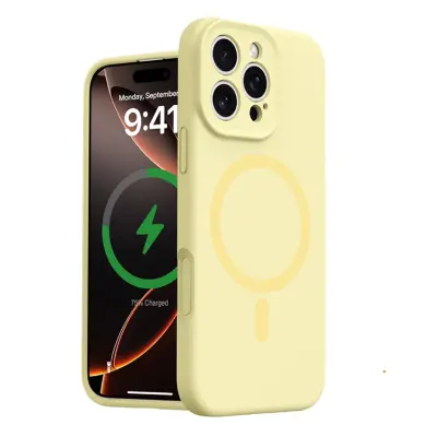 iPhone 16 Pro Max Mobilskal MagSafe Precise Cutouts - Gul