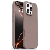 Mobilskal till iPhone 16 Pro Max MagSafe Ultra Thin Silikon (Chestnut Brun)