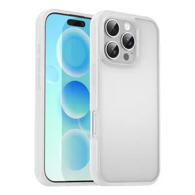 iPhone 16 Pro Max Mobilskal Skin Touch Matte - Vit (Matt vit)