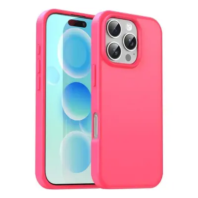 iPhone 16 Pro Max Mobilskal Skin Touch Matte - Rosa (Ros)