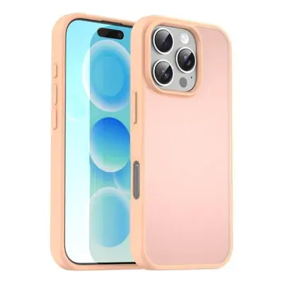 iPhone 16 Pro Max Mobilskal Skin Touch Matte - Rosa (Rosa)