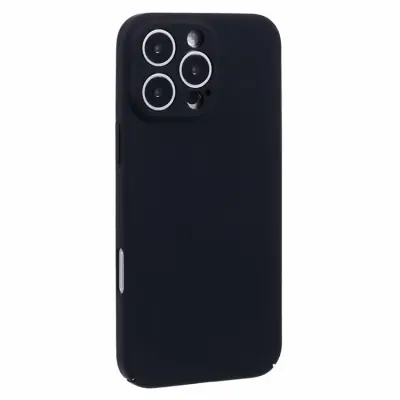 iPhone 16 Pro Max Mobilskal Skin-Touch Rubberized PC - Svart