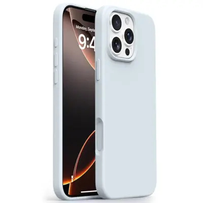 iPhone 16 Pro Max Mobilskal Ultra Thin Silikon - Glacier Blå