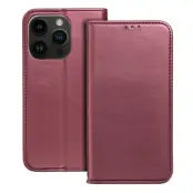 iPhone 16 Pro Max Plånboksfodral Smart Magneto - Burgundy