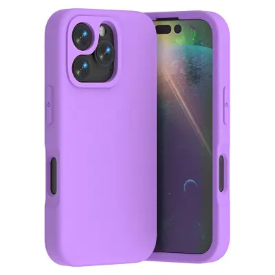 iPhone 16 Pro Max Mobilskal Shockproof EVA - Lila