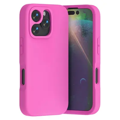 iPhone 16 Pro Max Mobilskal Shockproof EVA - Rosa