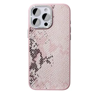 JAUCASE iPhone 16 Pro Max Mobilskal Magafe Snake - Rosa