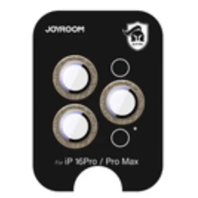 Joyroom iPhone 16 Pro/16 Pro Max Härdat Glas Kameralinsskydd - Brun
