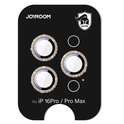 Joyroom iPhone 16 Pro/16 Pro Max Härdat Glas Kameralinsskydd - Brun