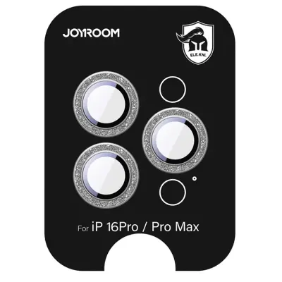 Joyroom iPhone 16 Pro/16 Pro Max Härdat Glas Kameralinsskydd - Silver