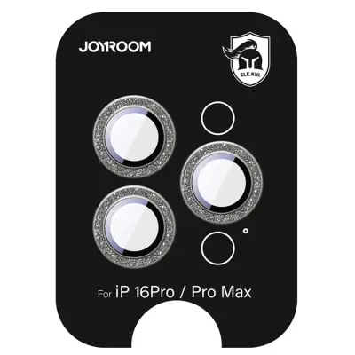 Joyroom iPhone 16 Pro/16 Pro Max Härdat Glas Kameralinsskydd - Titanium