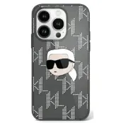 Karl Lagerfeld iPhone 16 Mobilskal IML Karl Head Electroplated - Svart