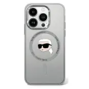 Karl Lagerfeld iPhone 16 Plus Mobilskal MagSafe IML Metal Karl Head