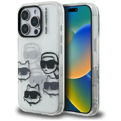 Karl Lagerfeld iPhone 16 Pro Max Mobilskal IML Multi K&C Head