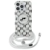 Karl Lagerfeld iPhone 16 Pro Max Mobilskal MagSafe Crossbody Karl&Choupette
