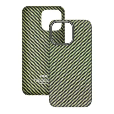 KZDOO iPhone 16 Pro Max Mobilskal Aramid Fiber - Grön