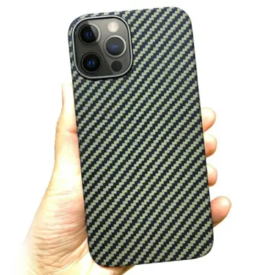KZDOO iPhone 16 Pro Max Mobilskal Aramid Fiber - Grön