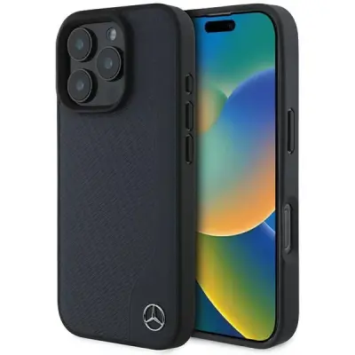 Mercedes iPhone 16 Pro Max Mobilskal MagSafe Wood Imitation