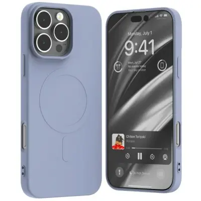 Mercury iPhone 16 Pro Max Mobilskal MagSafe Semi-Silikon - Lavendel