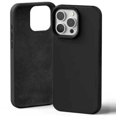 Mercury iPhone 16 Pro Max Mobilskal Silikon - Svart