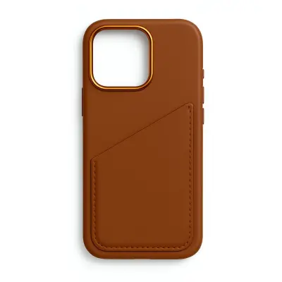 Moobio Leather Card Case (iPhone 16 Pro Max) - Brun