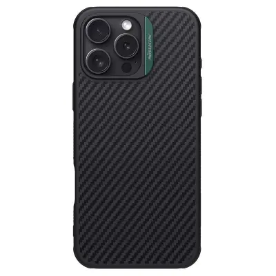 NILLKIN iPhone 16 Pro Max Mobilskal Magnetisk Grön Kolfiber TPU + PC