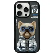 Nimmy iPhone 16 Pro Max Mobilskal Cool&Cute 2.0 Dog - Svart