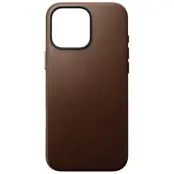Nomad Traditional Leather Case (iPhone 16 Pro Max) - Svart