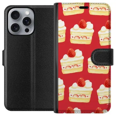 Plånboksfodral till Apple iPhone 16 Pro Max med Tårta