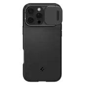 Spigen iPhone 16 Pro Max Mobilskal MagSafe Optik Armor - Svart