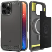 Spigen Rugged Armor MagFit (iPhone 16 Pro Max) - Grå