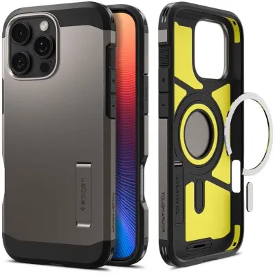 Spigen Tough Armor AI MagFit (iPhone 16 Pro Max) - Metal slate