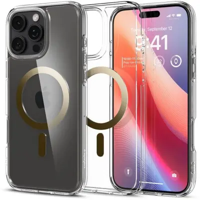 Spigen Ultra Hybrid MagFit (iPhone 16 Pro Max) - Grå