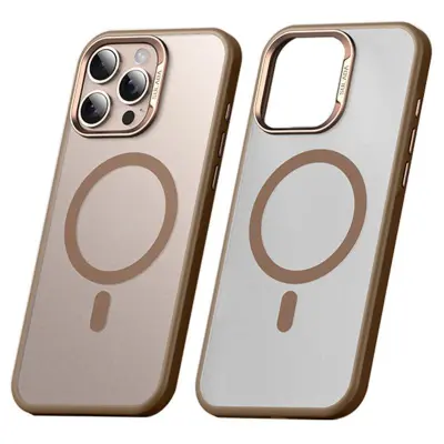 SULADA iPhone 16 Pro Max Mobilskal MagSafe Ultra-Tunn PC+TPU Guld