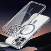 SULADA Mobilskal till iPhone 16 Pro Max TPU+PC Transparent Blå