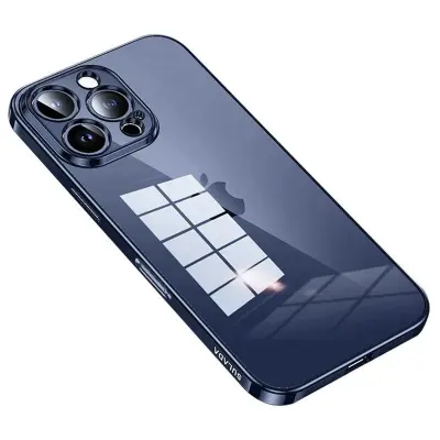 SULADA iPhone 16 Pro Max Mobilskal Ultra-Tunn TPU Klart Blå