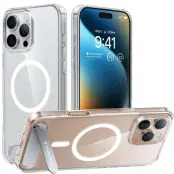 Torras iPhone 16 Pro Max Mobilskal Magsafe Kickstand - Transparent