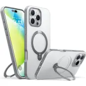 Torras iPhone 16 Pro Max Mobilskal Magsafe Ringhållare - Titanium Grå