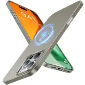 Torras iPhone 16 Pro Max Mobilskal Magsafe Shockproof - Titanium Grå