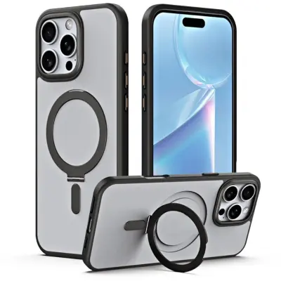 Trolsk Acrylic Case with MagSafe (iPhone 16 Pro Max) - Svart