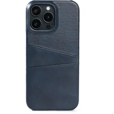 Trolsk Leather Card Case (iPhone 16 Pro Max) - Svart