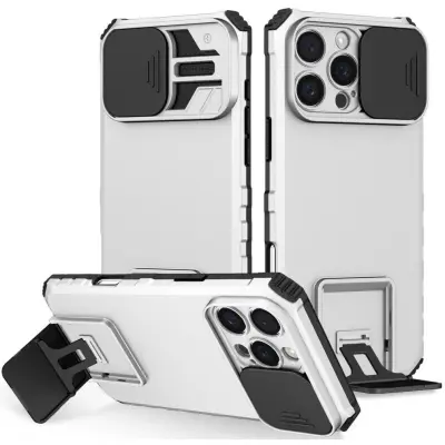 Trolsk Skyddsskal med Stativfunktion (iPhone 16 Pro Max)