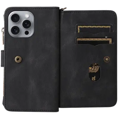 Trolsk Fodral med Kortfack (iPhone 16 Pro Max) - Röd