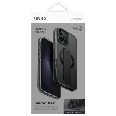UNIQ iPhone 16 Pro Max Mobilskal MagSafe Heldro Max Rökånga